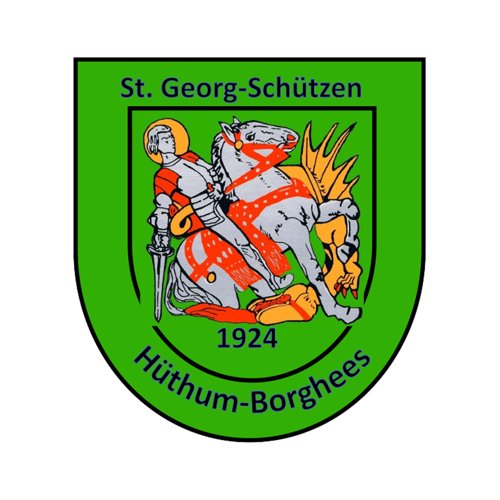 St. Georg Schützenbruderschaft aus Hüthum - Borghees Logo