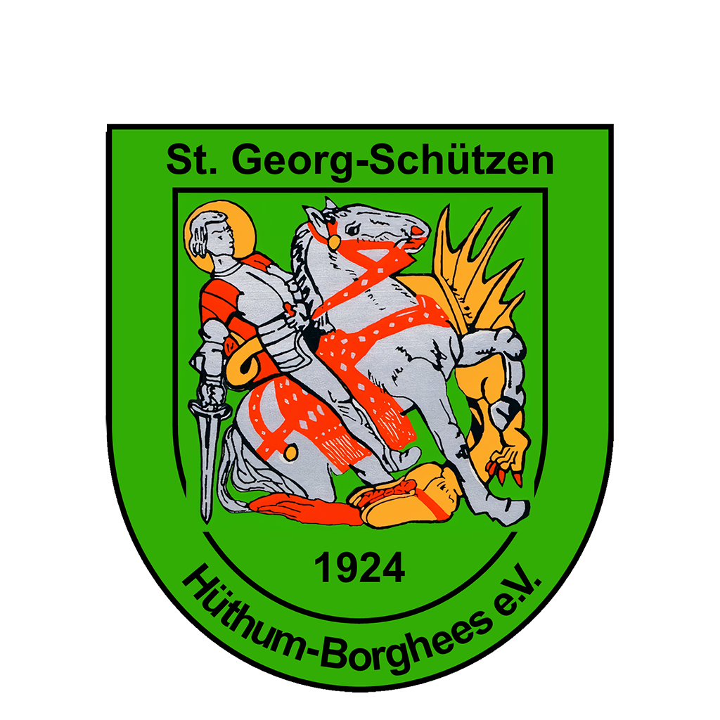 St. Georg Schützenbruderschaft aus Hüthum - Borghees Logo